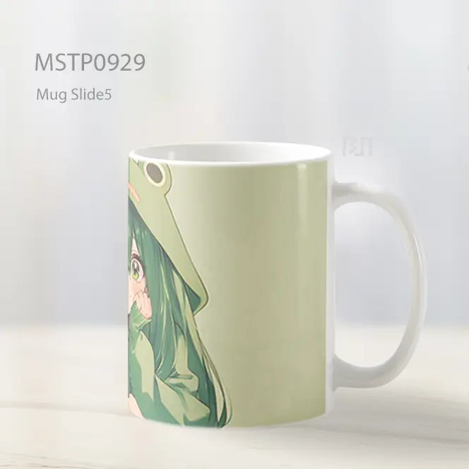 Froggy Gadis Anime Estetika Mug MSTP0929 - All-side / Desain