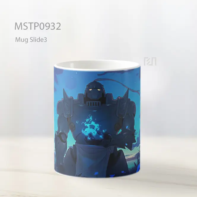 Fullmetal Alchemist Alphonse Elric Dengan Api Biru Mug MSTP0932 - All-side / Desain