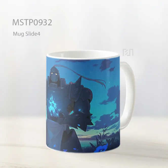 Fullmetal Alchemist Alphonse Elric Dengan Api Biru Mug MSTP0932