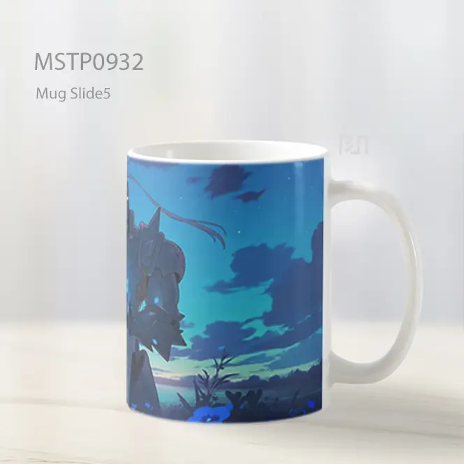 Fullmetal Alchemist Alphonse Elric Dengan Api Biru Mug MSTP0932 - All-side / Desain
