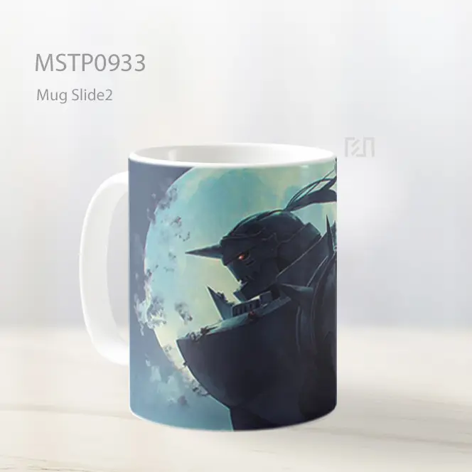 Fullmetal Alchemist Alphonse Elric Dengan Bulan Mug MSTP0933 - All-side / Desain