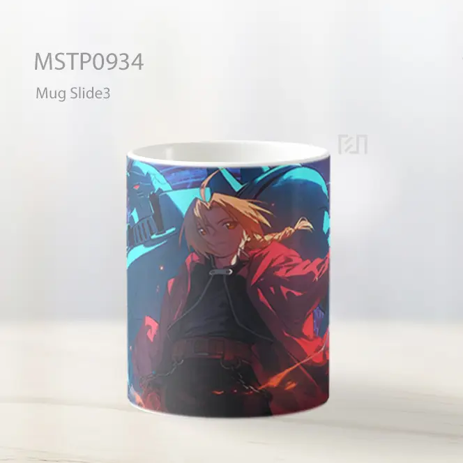 Fullmetal Alchemist Edward And Alphonse Aksi Mug MSTP0934 - All-side / Desain