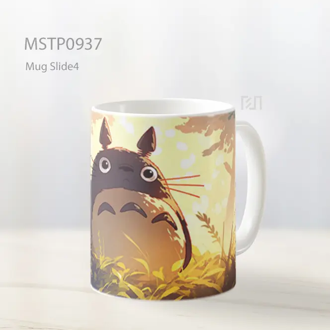 Funny Totoro Ghibli Hutan Mug MSTP0937