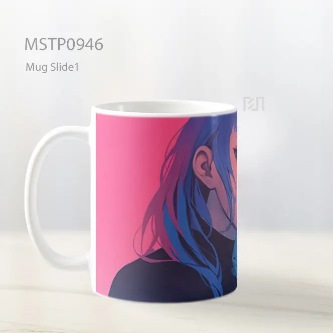 Gadis Anime Cantik Mug MSTP0946 - All-side / Desain