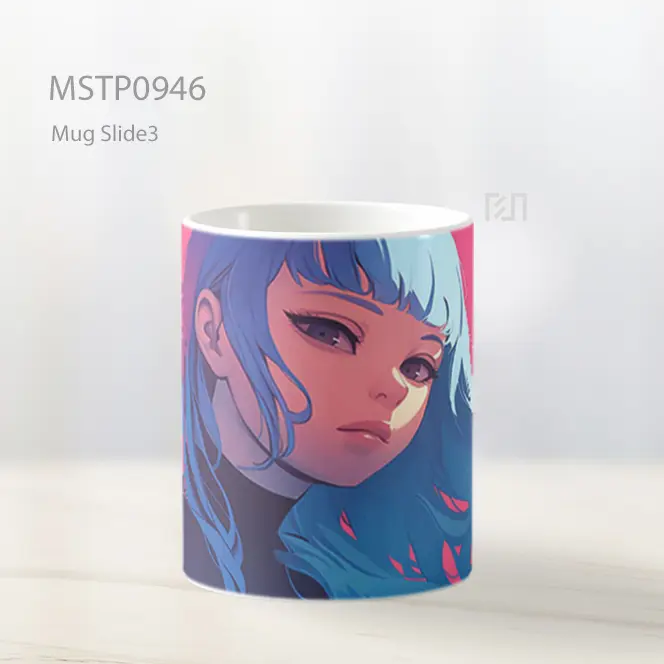 Gadis Anime Cantik Mug MSTP0946 - All-side / Desain