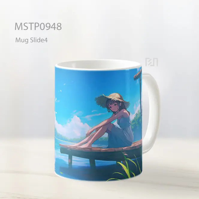 Gadis Anime Danau Tenang Mug MSTP0948