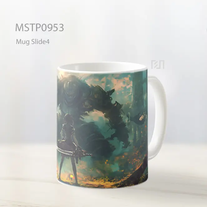 Gadis Anime Dengan Pedang Vs Monster Mug MSTP0953