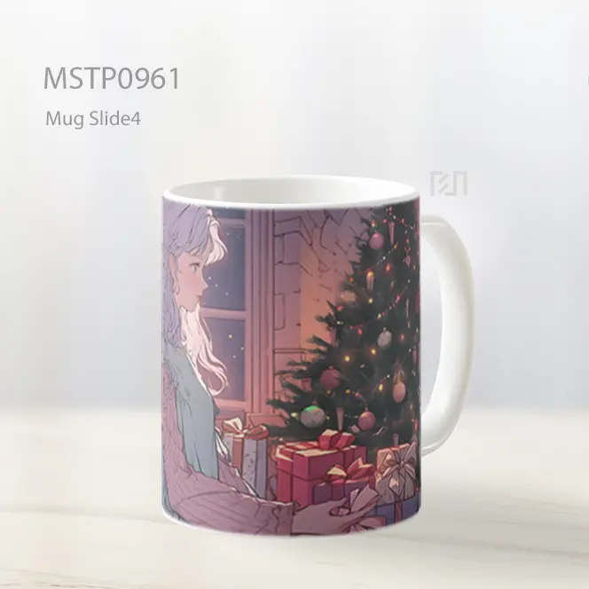 Gadis Anime Hadiah Natal Mug MSTP0961