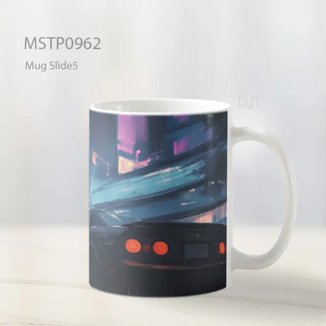 Gadis Anime Hujan Mobil Mug MSTP0962 - All-side / Desain
