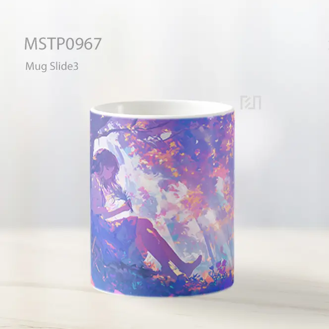 Gadis Anime Imut Di Bawah Pohon Epik Mug MSTP0967 - All-side / Desain