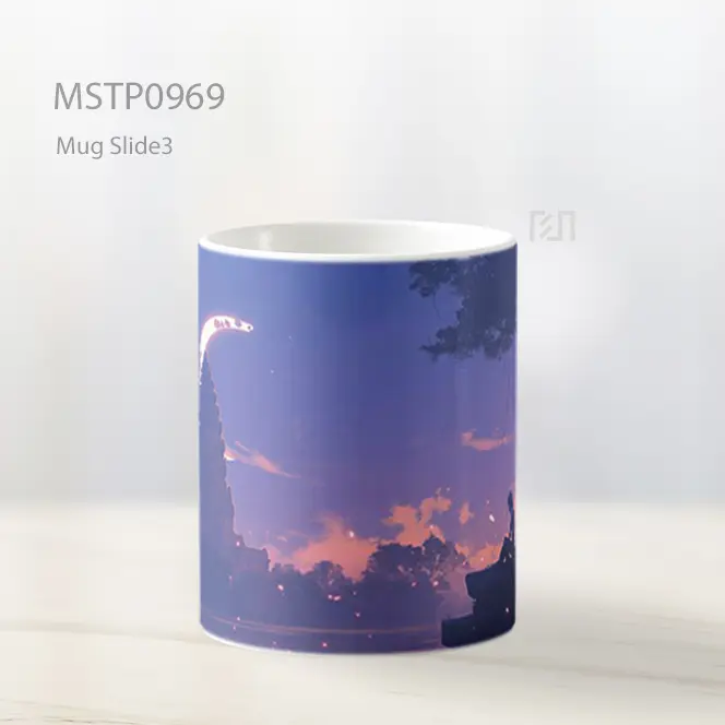 Gadis Anime Kuil Bulan Mug MSTP0969 - All-side / Desain