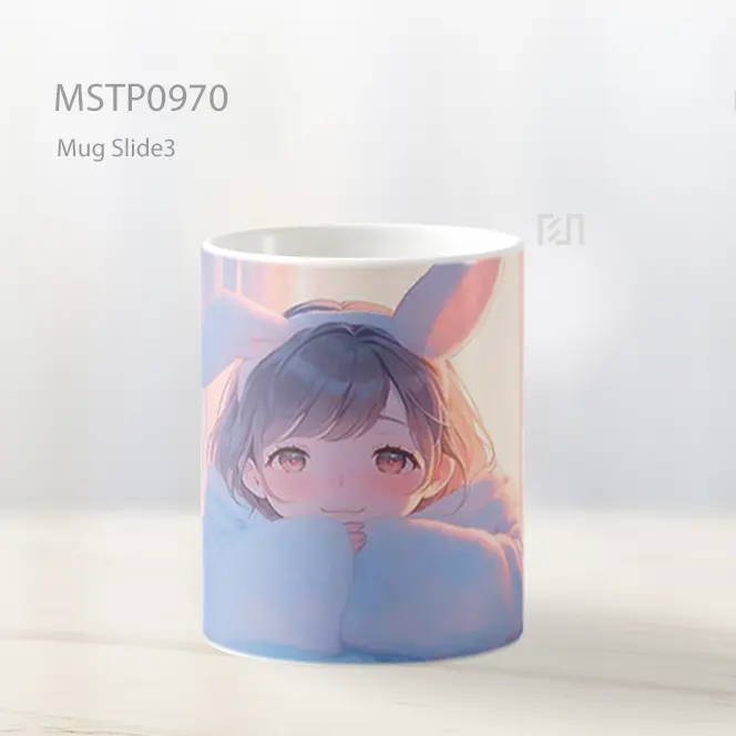 Gadis Anime Lucu Telinga Kelinci Mug MSTP0970 - All-side / Desain