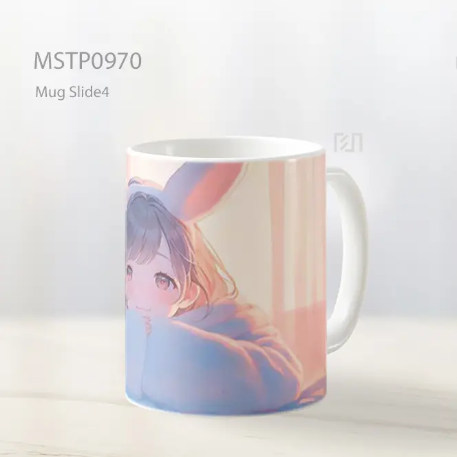 Gadis Anime Lucu Telinga Kelinci Mug MSTP0970