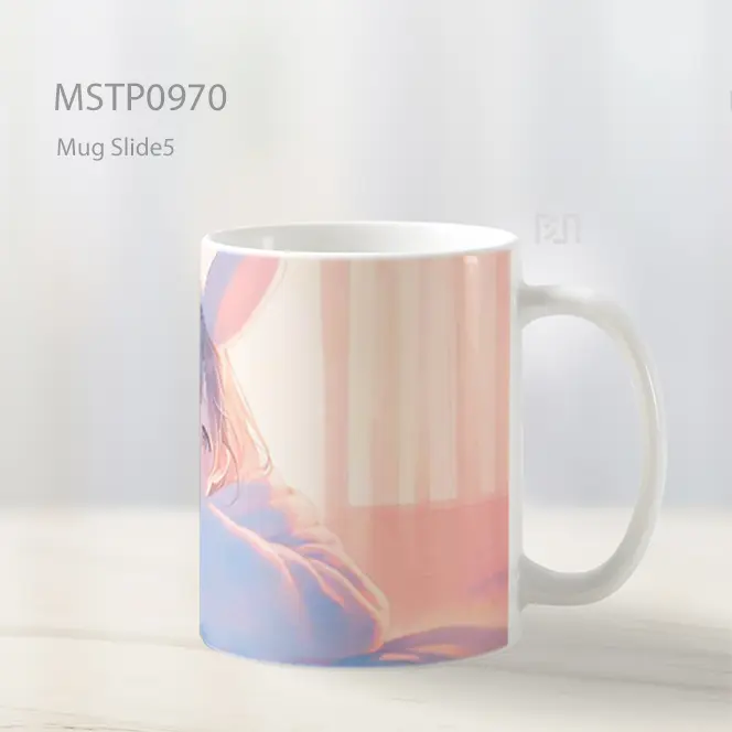 Gadis Anime Lucu Telinga Kelinci Mug MSTP0970 - All-side / Desain