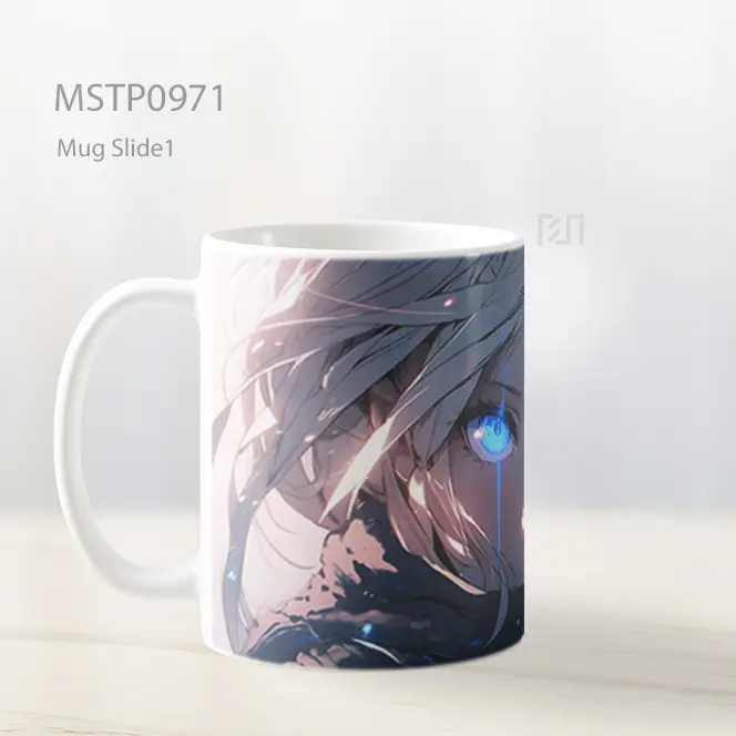 Gadis Anime Mata Biru Cantik Mug MSTP0971 - All-side / Desain