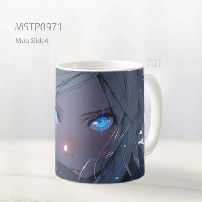 Gadis Anime Mata Biru Cantik Mug MSTP0971