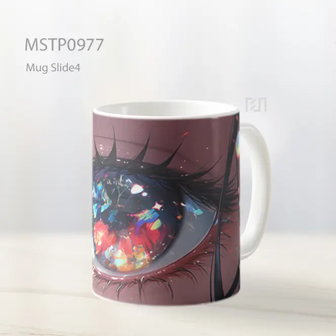 Gadis Anime Mata Warna Warni Mug MSTP0977