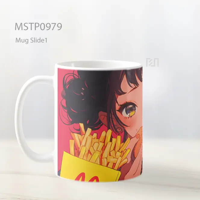 Gadis Anime Mcdonalds Mug MSTP0979 - All-side / Desain