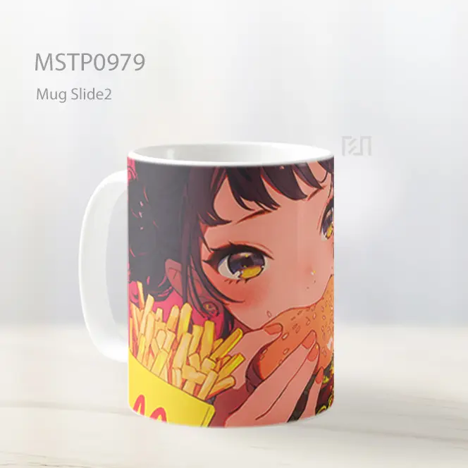 Gadis Anime Mcdonalds Mug MSTP0979 - All-side / Desain