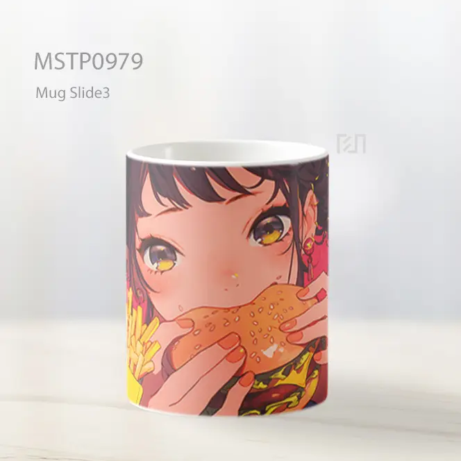 Gadis Anime Mcdonalds Mug MSTP0979 - All-side / Desain