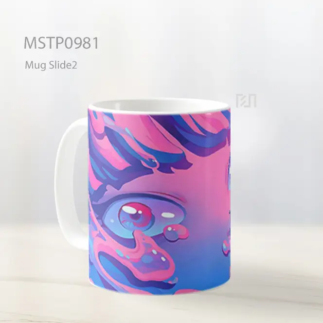 Gadis Anime Menangis Nah Mug MSTP0981 - All-side / Desain