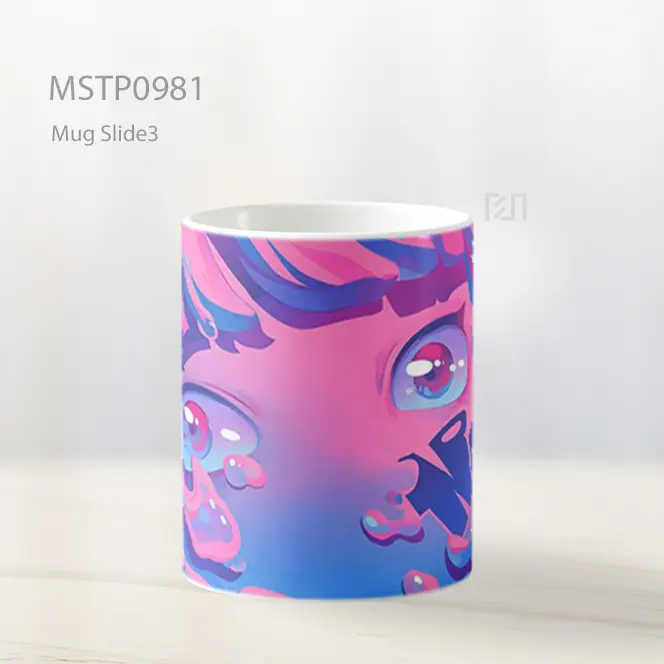 Gadis Anime Menangis Nah Mug MSTP0981 - All-side / Desain
