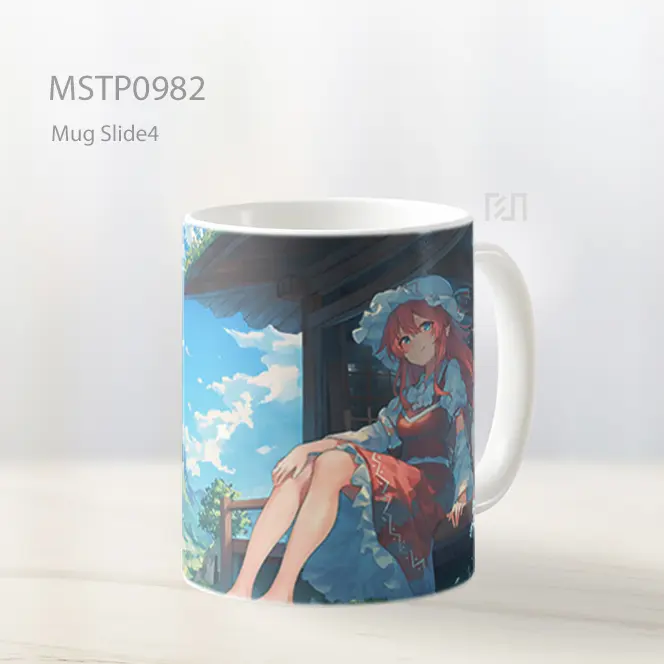 Gadis Anime Menikmati Gunung Mug MSTP0982