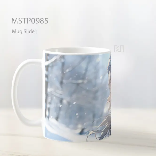 Gadis Anime Musim Dingin Cantik Mug MSTP0985 - All-side / Desain