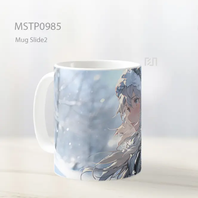 Gadis Anime Musim Dingin Cantik Mug MSTP0985 - All-side / Desain