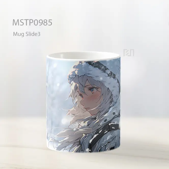 Gadis Anime Musim Dingin Cantik Mug MSTP0985 - All-side / Desain