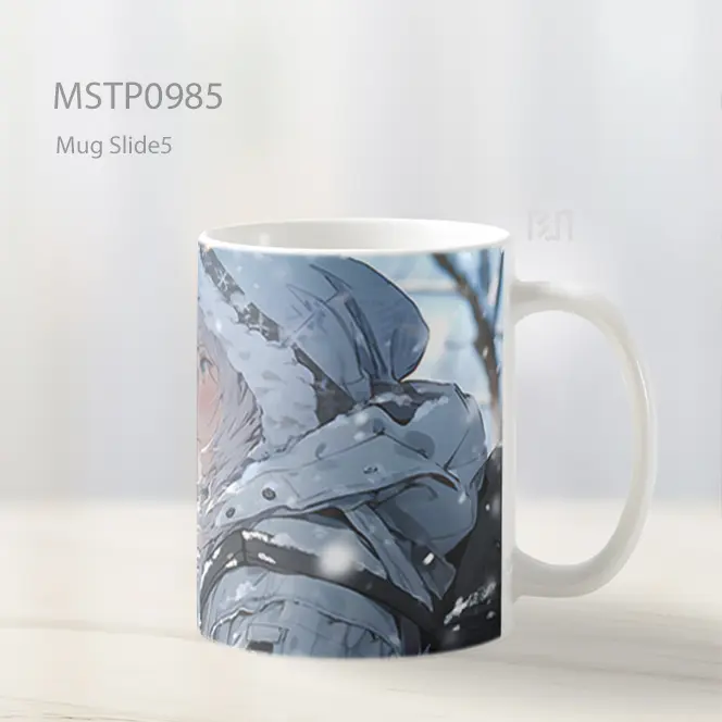 Gadis Anime Musim Dingin Cantik Mug MSTP0985 - All-side / Desain