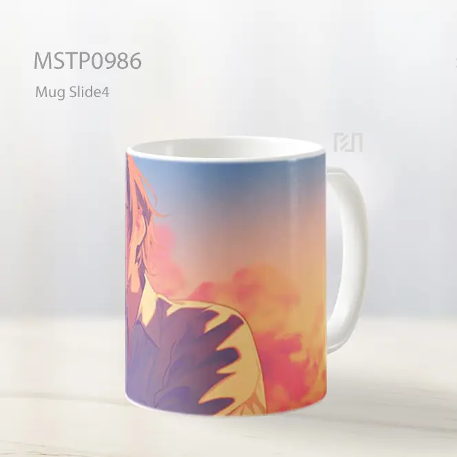 Mug Keramik Premium SNI - Gadis Anime Pandangan Mimpi Mug MSTP0986