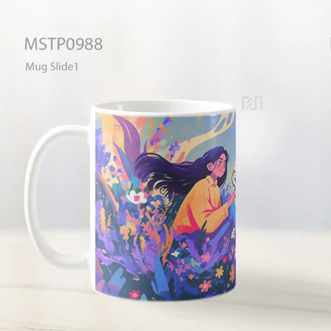 Gadis Anime Pemandangan Alam Mug MSTP0988 - All-side / Desain