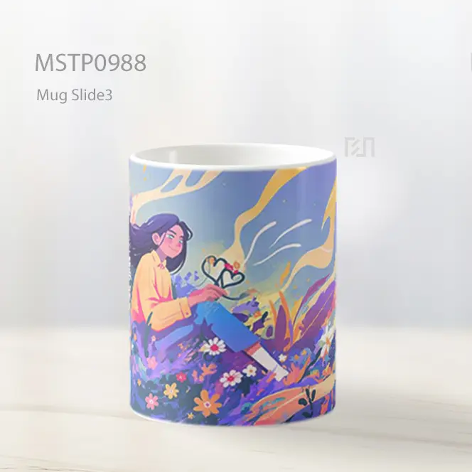 Gadis Anime Pemandangan Alam Mug MSTP0988 - All-side / Desain