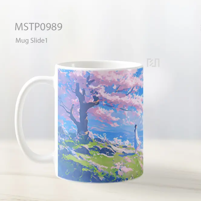 Gadis Anime Pemandangan Cantik Mug MSTP0989 - All-side / Desain