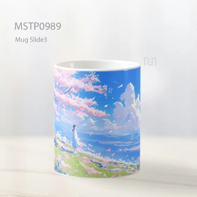 Gadis Anime Pemandangan Cantik Mug MSTP0989 - All-side / Desain