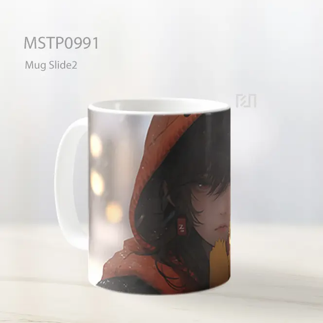 Gadis Anime Pikachu Mug MSTP0991 - All-side / Desain