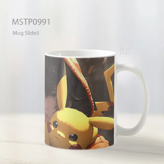 Gadis Anime Pikachu Mug MSTP0991 - All-side / Desain