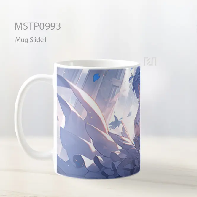 Gadis Anime Putih Cantik Mug MSTP0993 - All-side / Desain