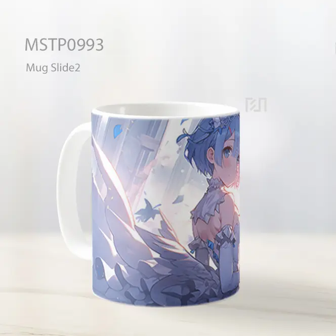 Gadis Anime Putih Cantik Mug MSTP0993 - All-side / Desain