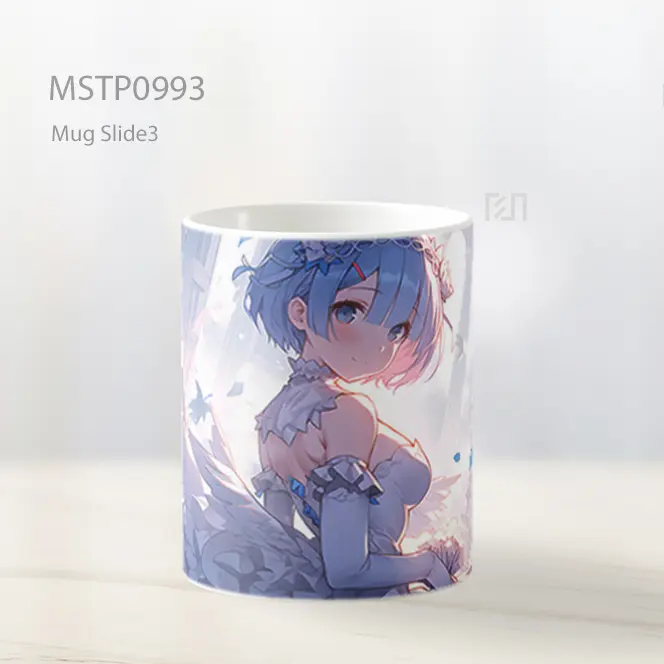 Gadis Anime Putih Cantik Mug MSTP0993 - All-side / Desain