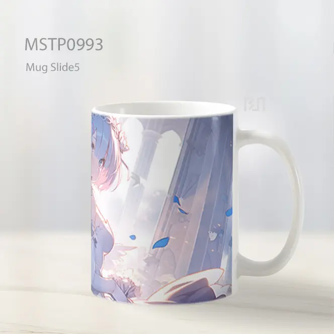 Gadis Anime Putih Cantik Mug MSTP0993 - All-side / Desain