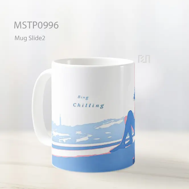 Gadis Anime Santai Di Jendela Mug MSTP0996 - All-side / Desain