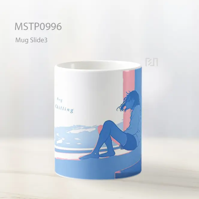 Gadis Anime Santai Di Jendela Mug MSTP0996 - All-side / Desain