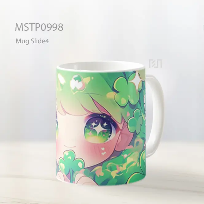 Gadis Anime Semanggi Keberuntungan Mug MSTP0998