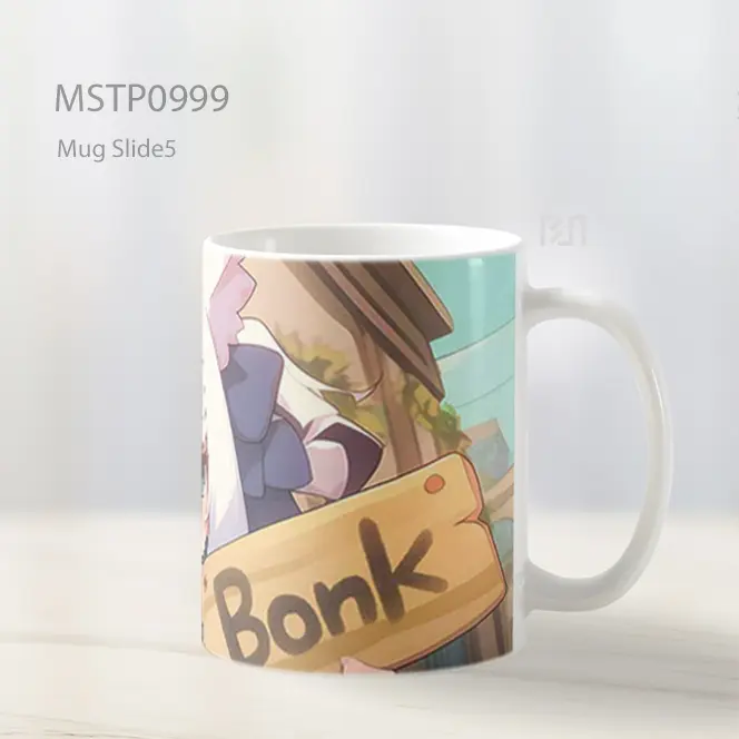 Gadis Anime Simbol Bonk Mug MSTP0999 - All-side / Desain