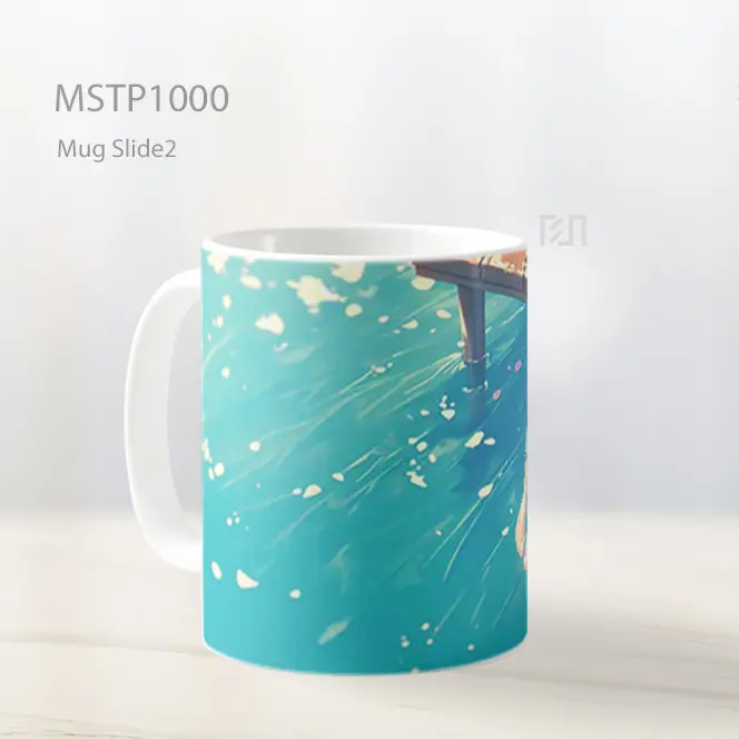 Gadis Anime Suasana Musim Panas Mug MSTP1000 - All-side / Desain