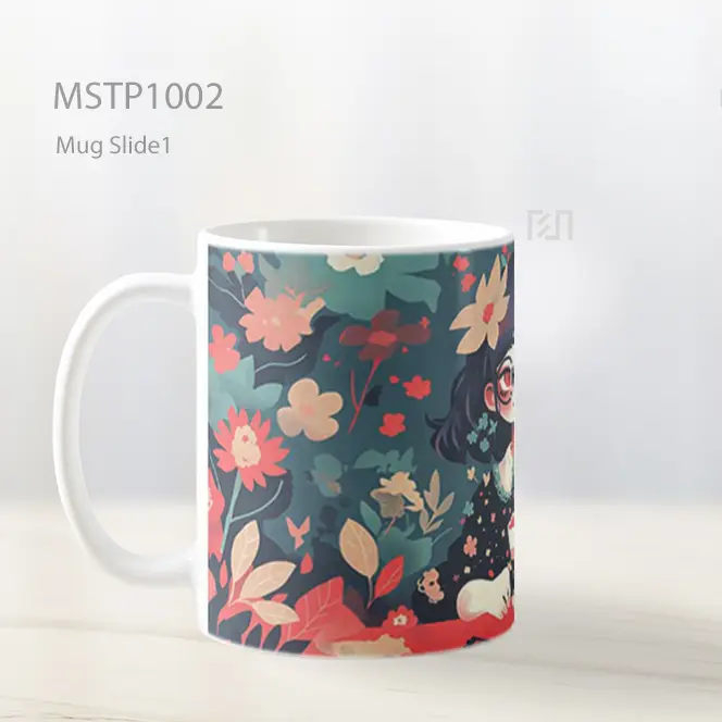 Gadis Anime Taman Fantasi Mug MSTP1002 - All-side / Desain