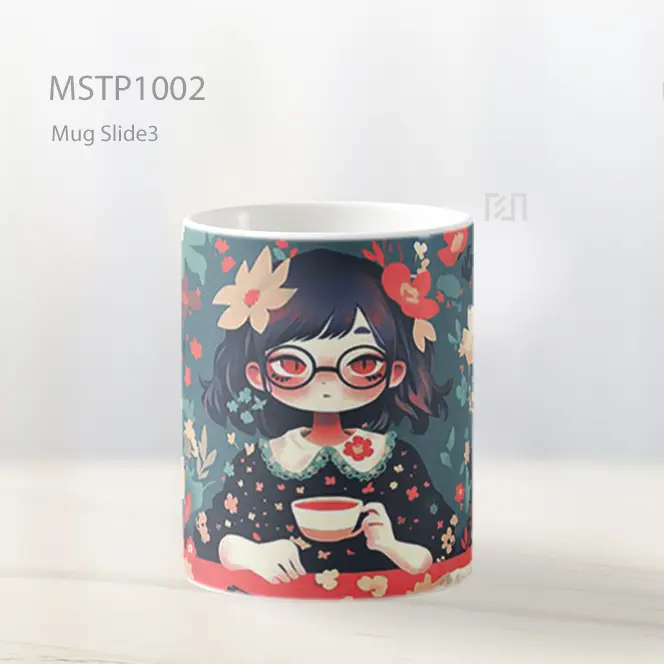 Gadis Anime Taman Fantasi Mug MSTP1002 - All-side / Desain