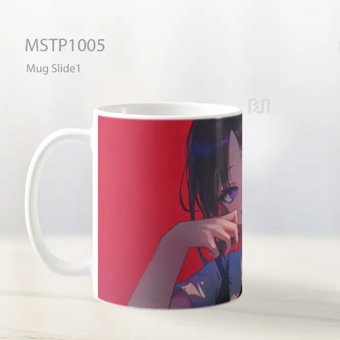 Gadis Kaguya Sama Merah Mug MSTP1005 - All-side / Desain